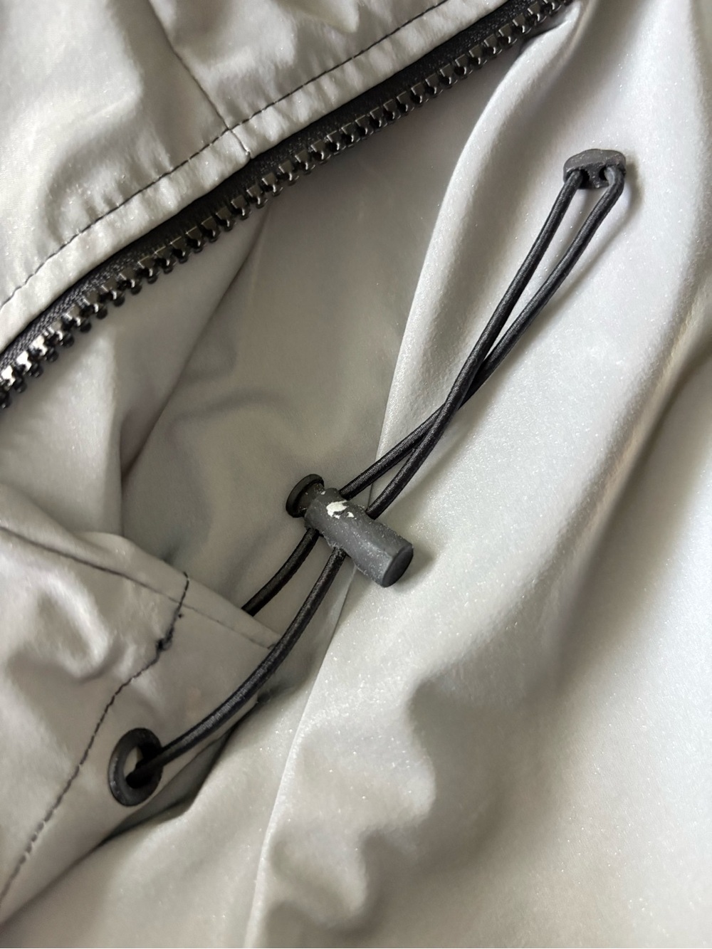 TARGET x HUNTER sz S Reflective Rain Jacket Zip Up Hooded w/ Pouch - Picture 13 of 13